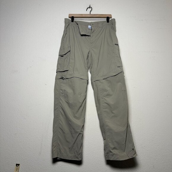 Columbia Gorpcore Tech Utility Cargo Pant Men 34x30 Removable Shorts Winter Fall - Picture 1 of 13